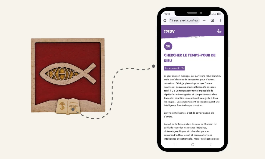 cadeau chrétien connecté SecreText