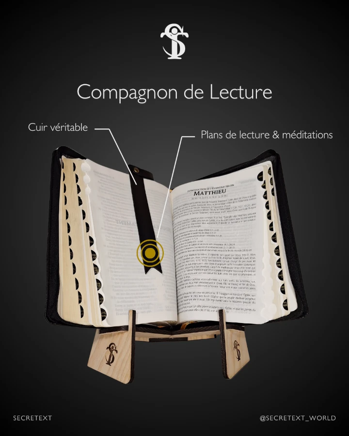 Compagnon de lecture - Marque-pages en cuir