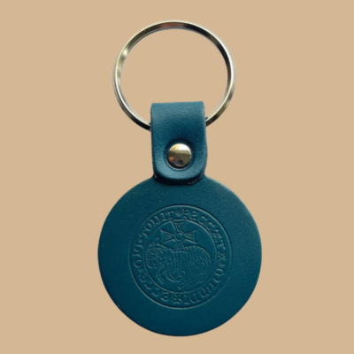 Porte-clés en cuir SecreText Agneau de Dieu