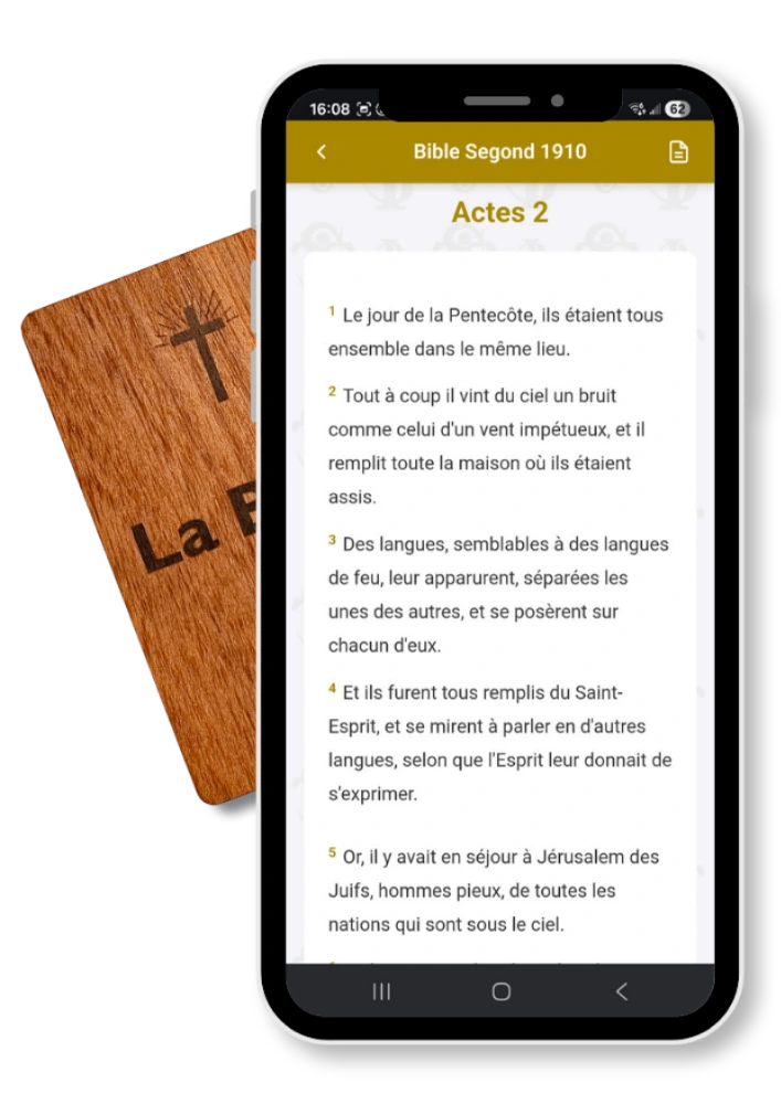 consulter la Bible sur un smartphone